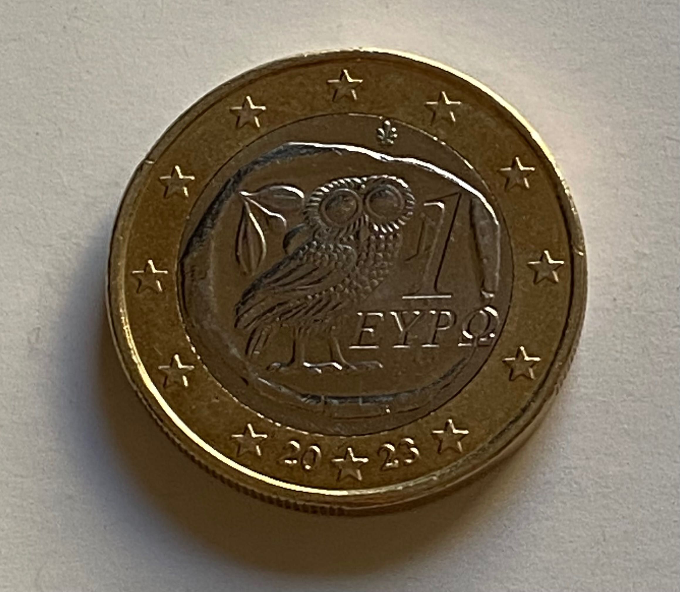 Moeda 1€ - Grécia - 2023