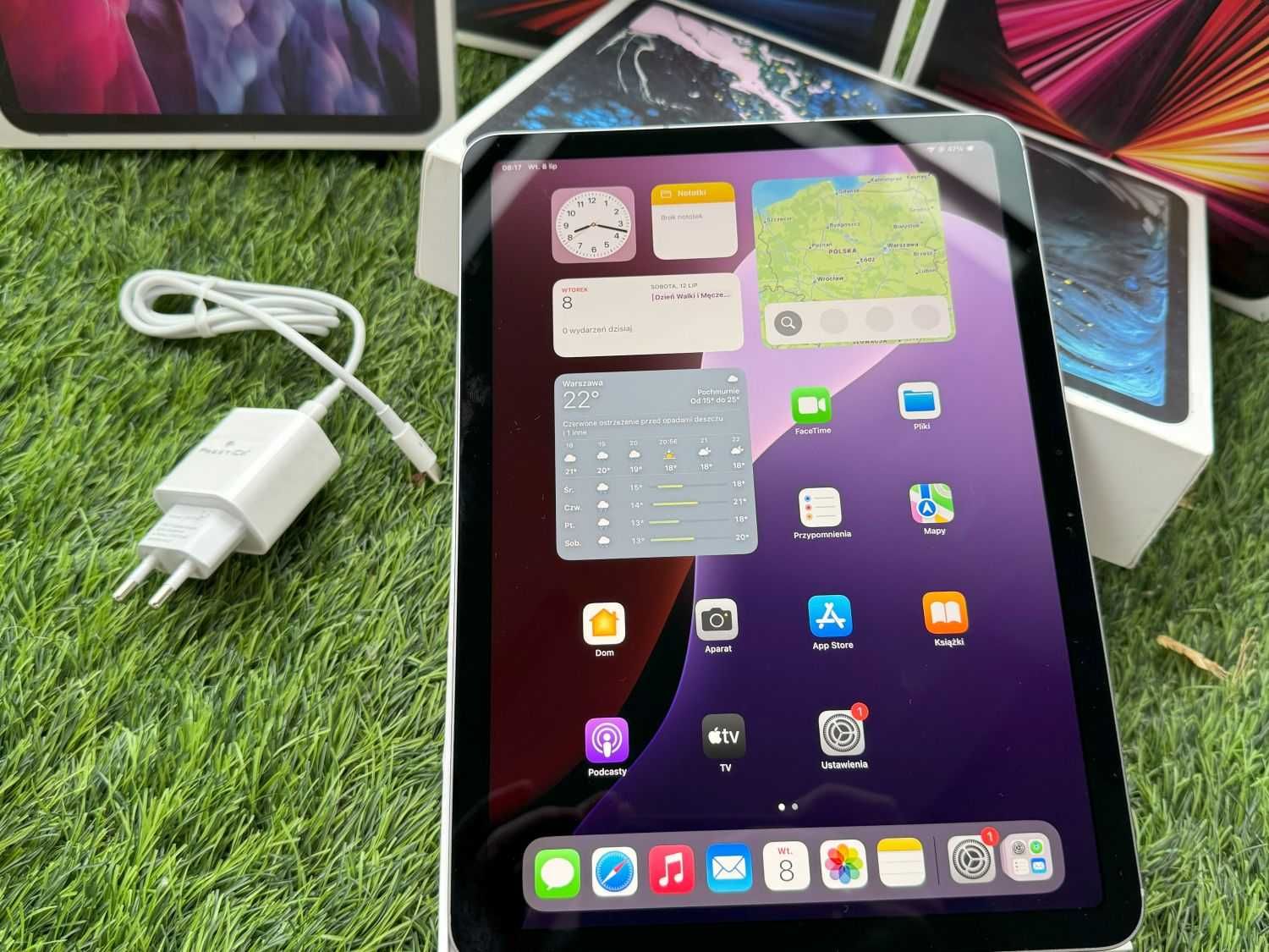 Apple iPad Air 11" M2 256GB WIFI CELLULAR LTE 5G SILVER Grey Bat100%