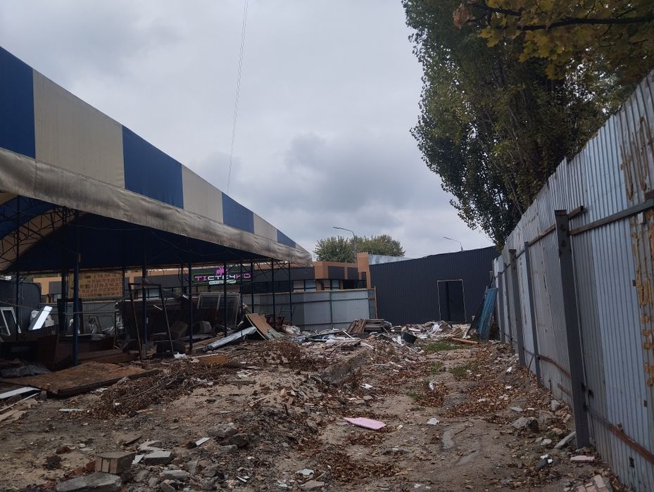 Навес 600 м² тент + металлоконструкция