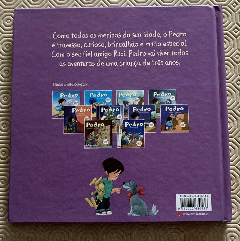 Livro infantil “Pedro vai à escola”