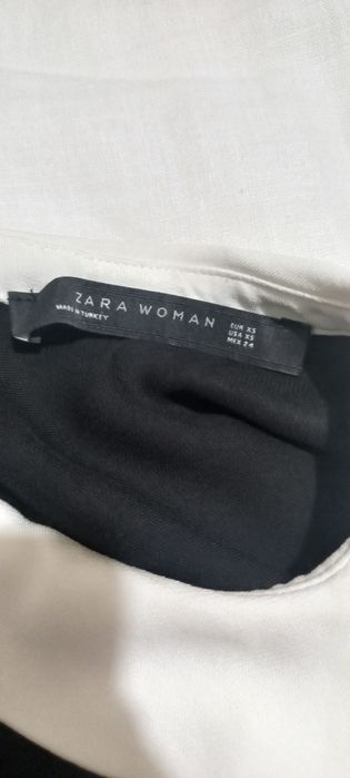 Top com laçada Zara
