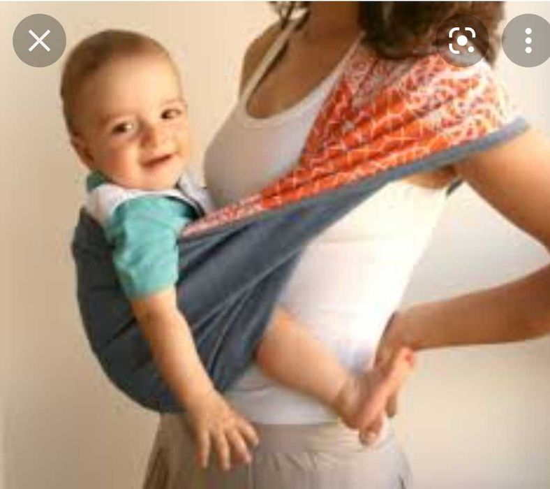 Sling bebé Baci Baby Tam S bebé feliz