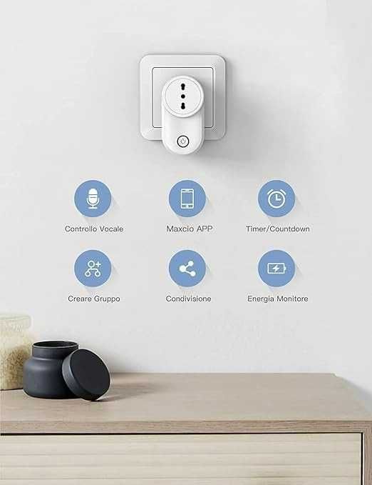 Inteligentne gniazdka wifi MAXCIO