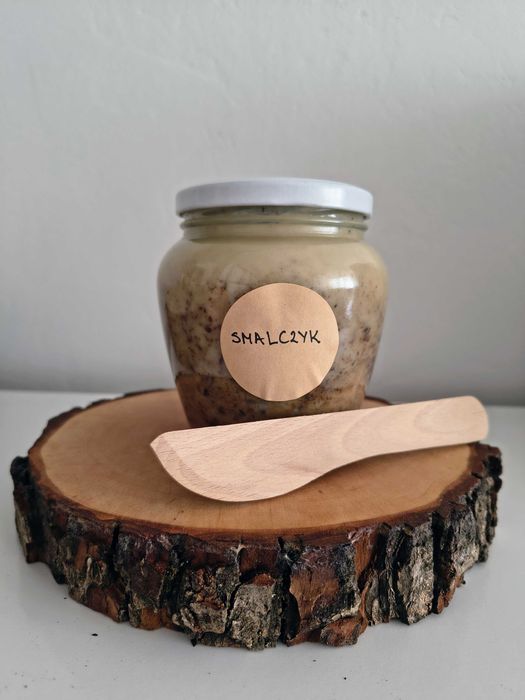 Zestaw przetwory na imprezę: ogórki kiszone i smalczyk