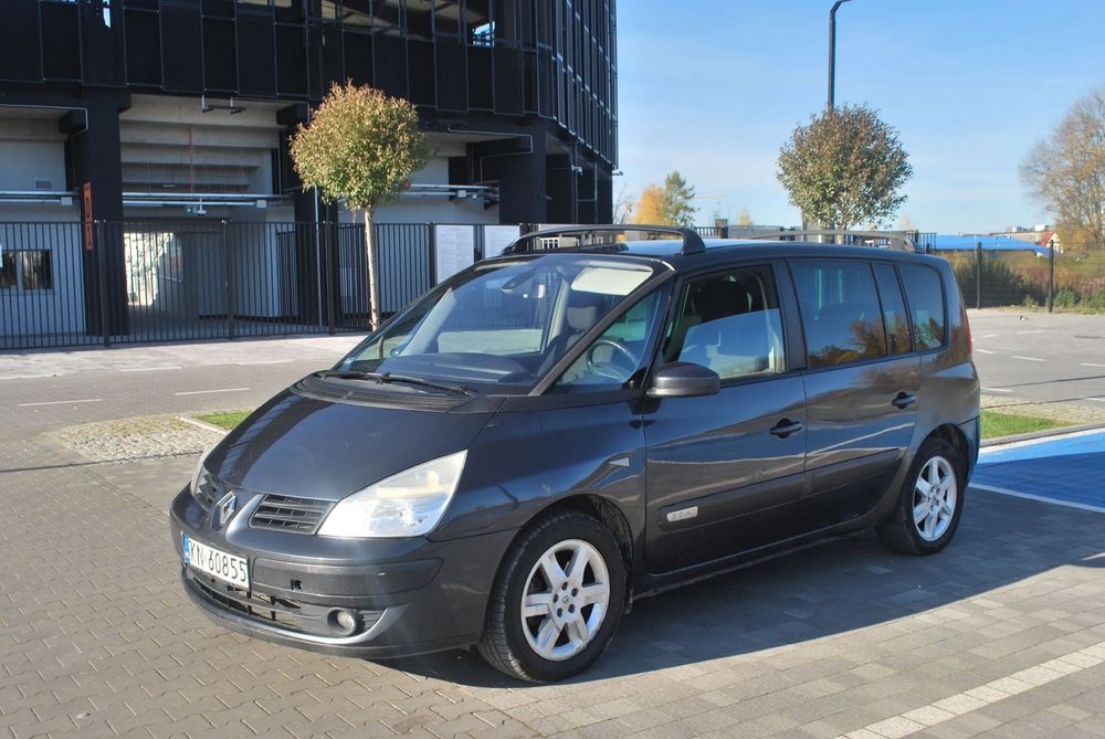 Renault Espace 7 Miejsc Klima Czujniki Parkowania Panorama 1.9 DCI