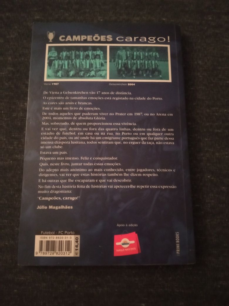Livro Campeões Carago! Usado