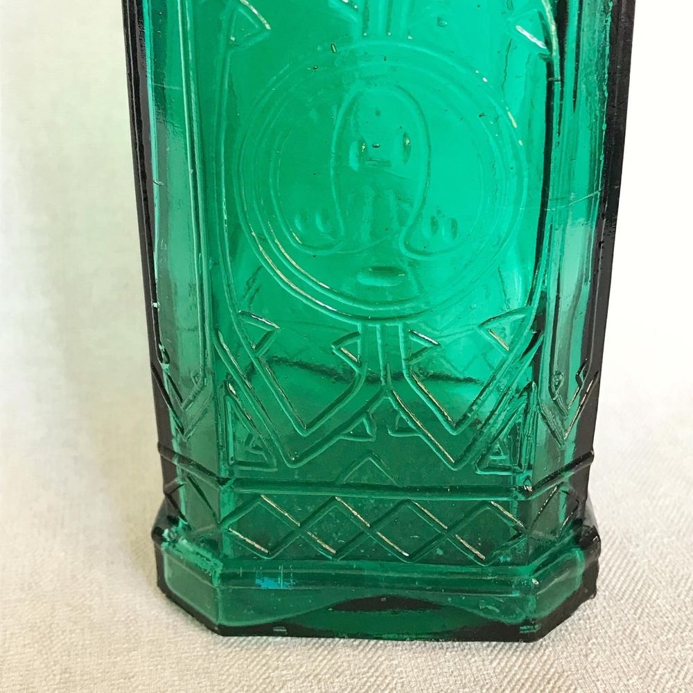 Stara butelka zielone szkło
