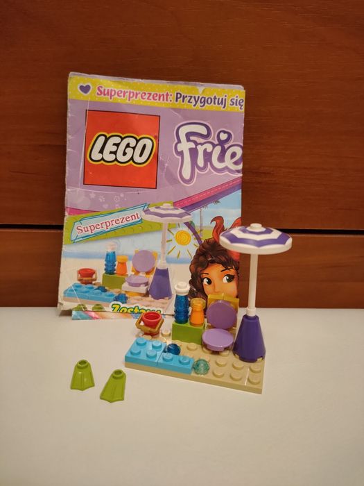 LEGO 3937 Motorówka Olivii + 41028 Emma ratownik + 30114 bar + gratisy