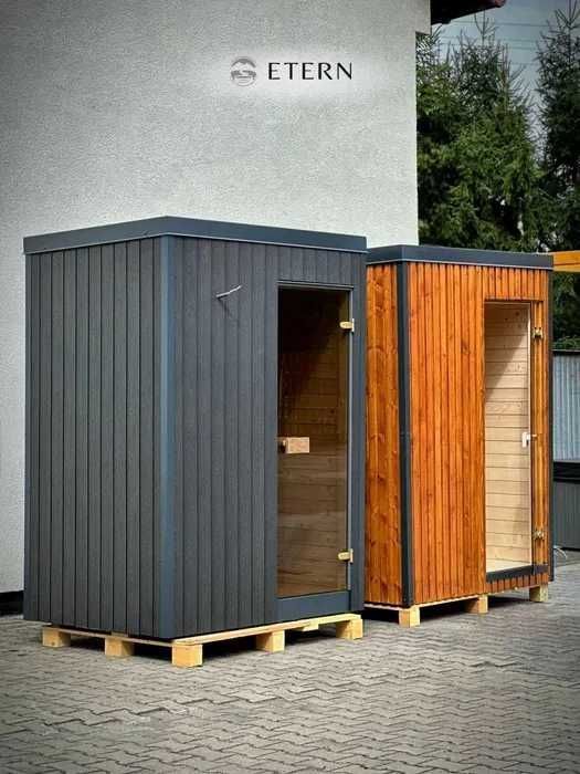 Sauna ogrodowa 2-osobowa, piec elektryczny, zasilanie 230V, PRODUCENT