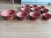 10 VASOS de PRÉ-BONSAI TERRACOTA "TOKONAME" - Vendo Também Individual