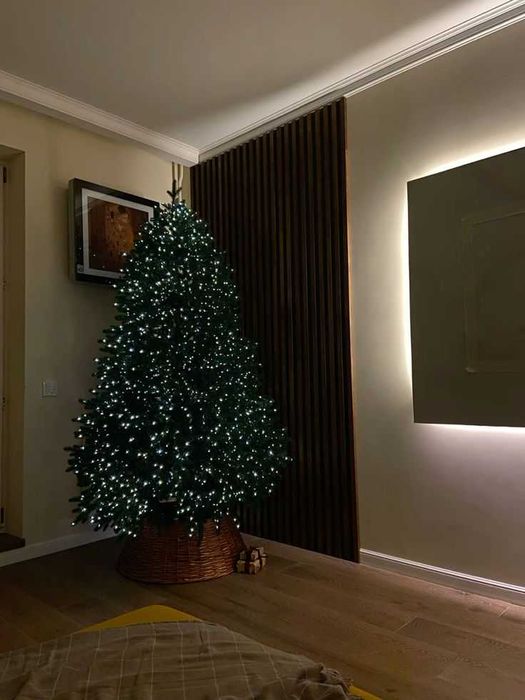 ВІДПРАВКА СЬОГОДНІ! Святкова гірлянда Мішура. Тепле,холодне світло