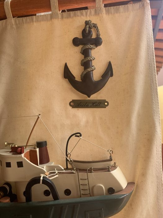 Quadro com Veleiro em alto relevo