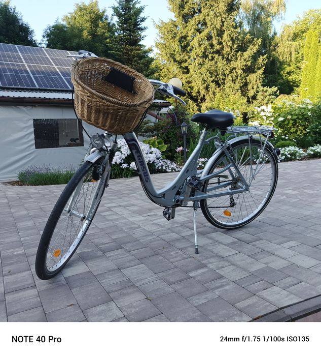 Rower koła 28 z koszykiem