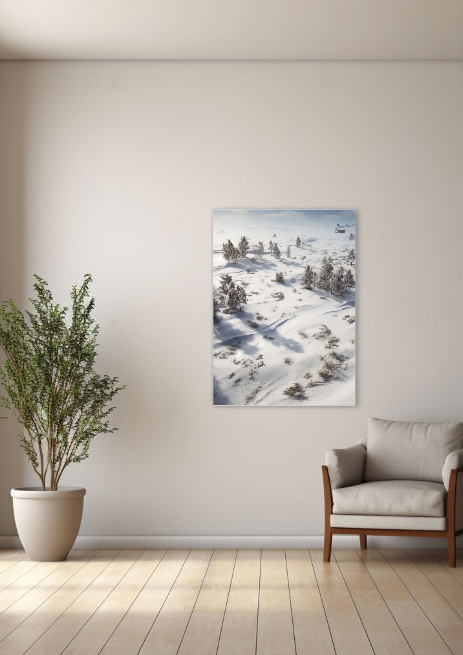 Nature - Zimowa głusza plakat A2 (42x59,4cm)