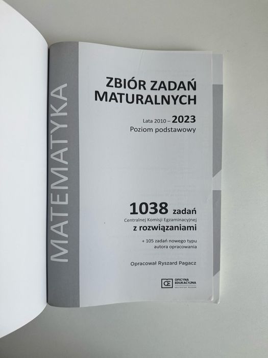 Zbiór zadań maturalnych Pazdro matematyka pp