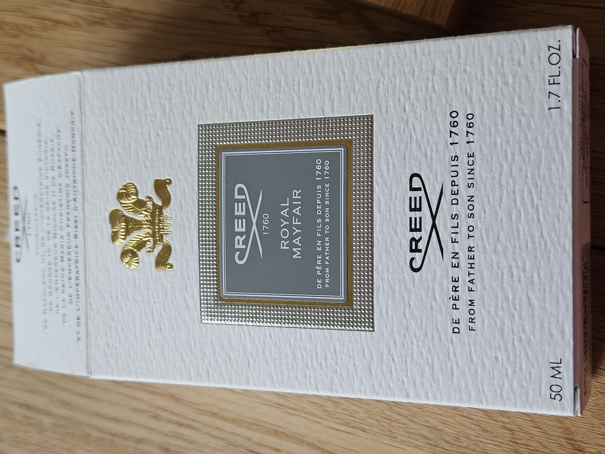Creed Royal Mayfair 50ml EDP batch S8116L01