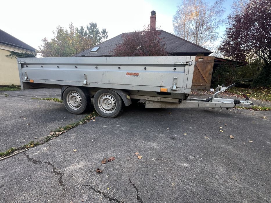 Przeczepa neptun dwuosiowa z hamulcem dmc 1300