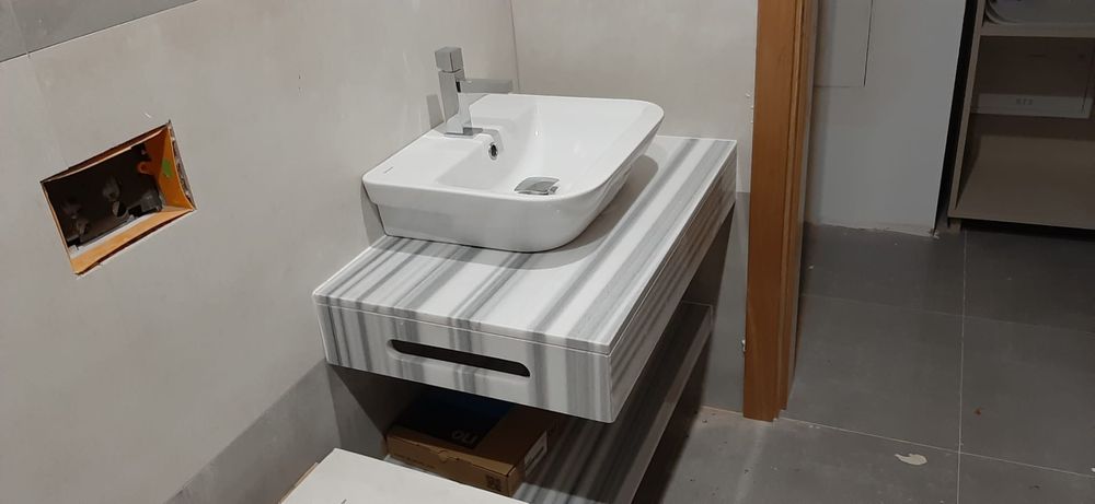 Bancadas de casa de banho em.pedra