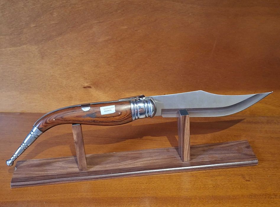 Soberbo canivete GIGANTE, EL Artesano Albacete, Espanha, NOVO - 52cm!