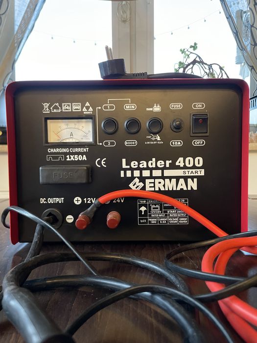 Prostownik ERMAN Leader 400 1x50A
