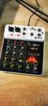 Mini mixer audio djski studyjny bluetooth efekty dsp 3 kanałowy