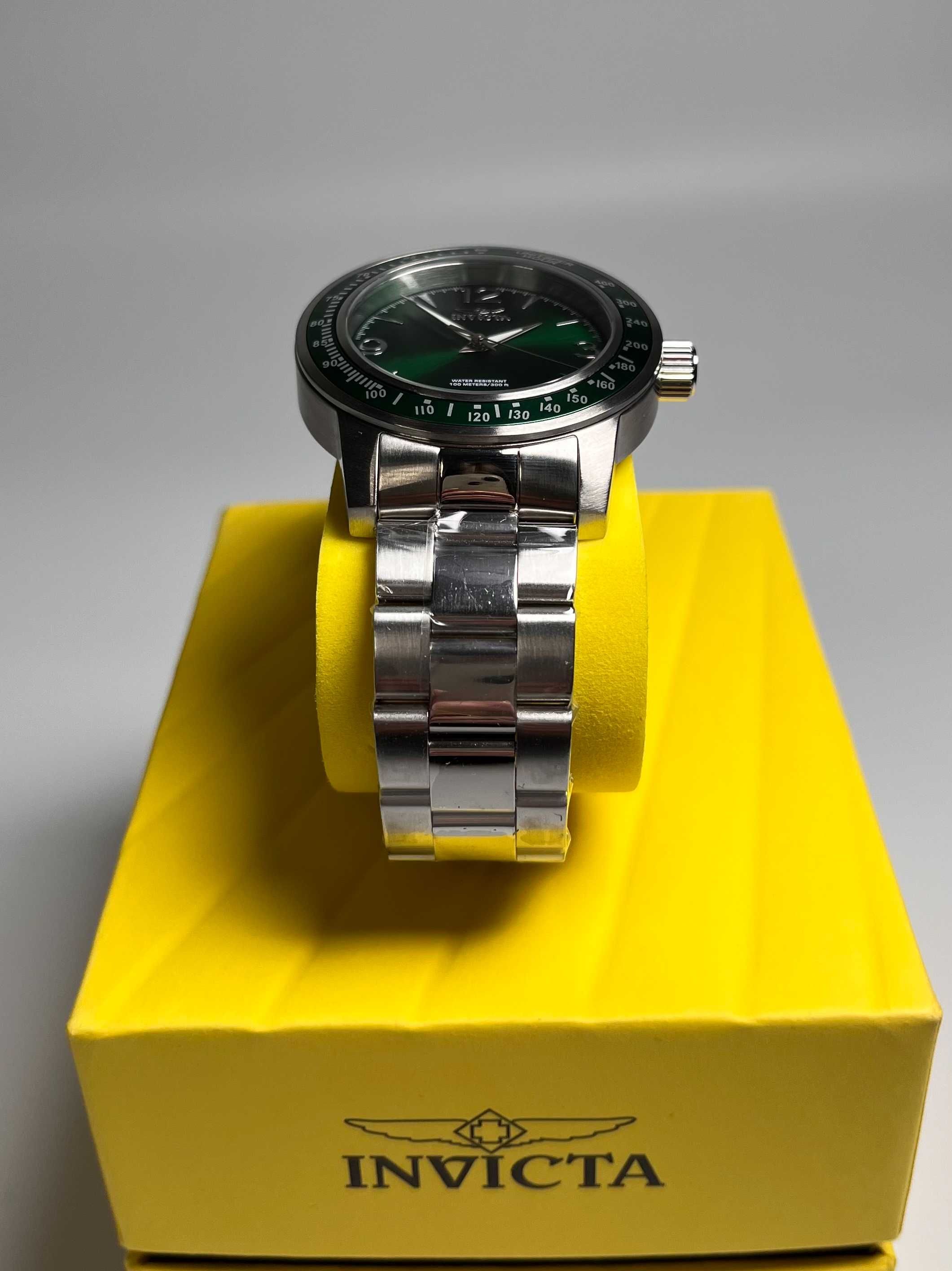 Invicta 38527 Speciality, годинник інвікта, зеленые часы инвикта Ø45мм