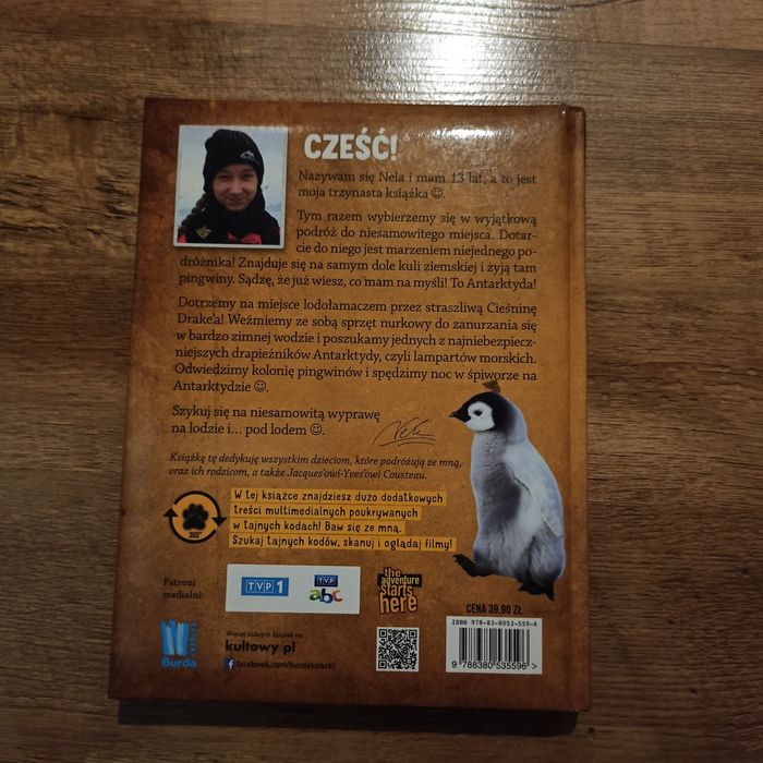 Książka seriia Nela mała reporterka, Nela i kierunek Antarktyda