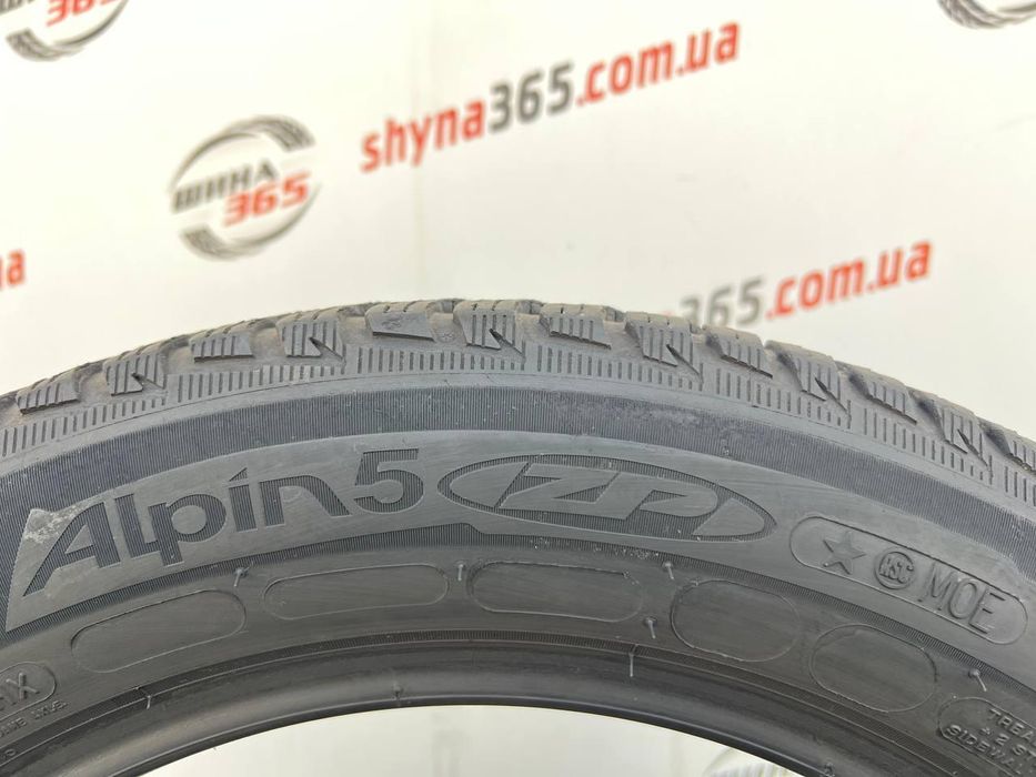 225/55 r17 michelin alpin 5 run flat 6mm шини бу зима