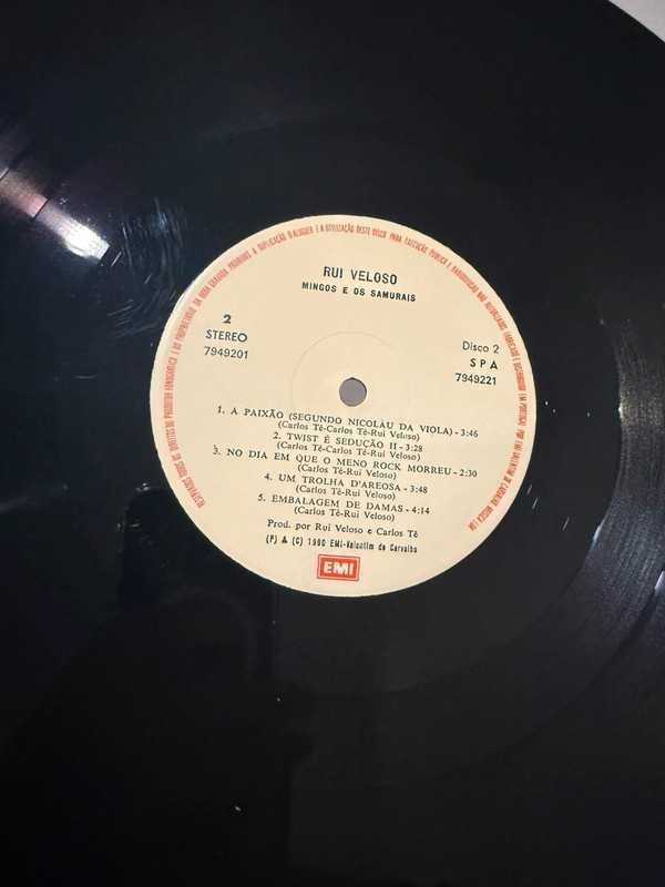 Vinil Rui Veloso Mingos e os Samurais