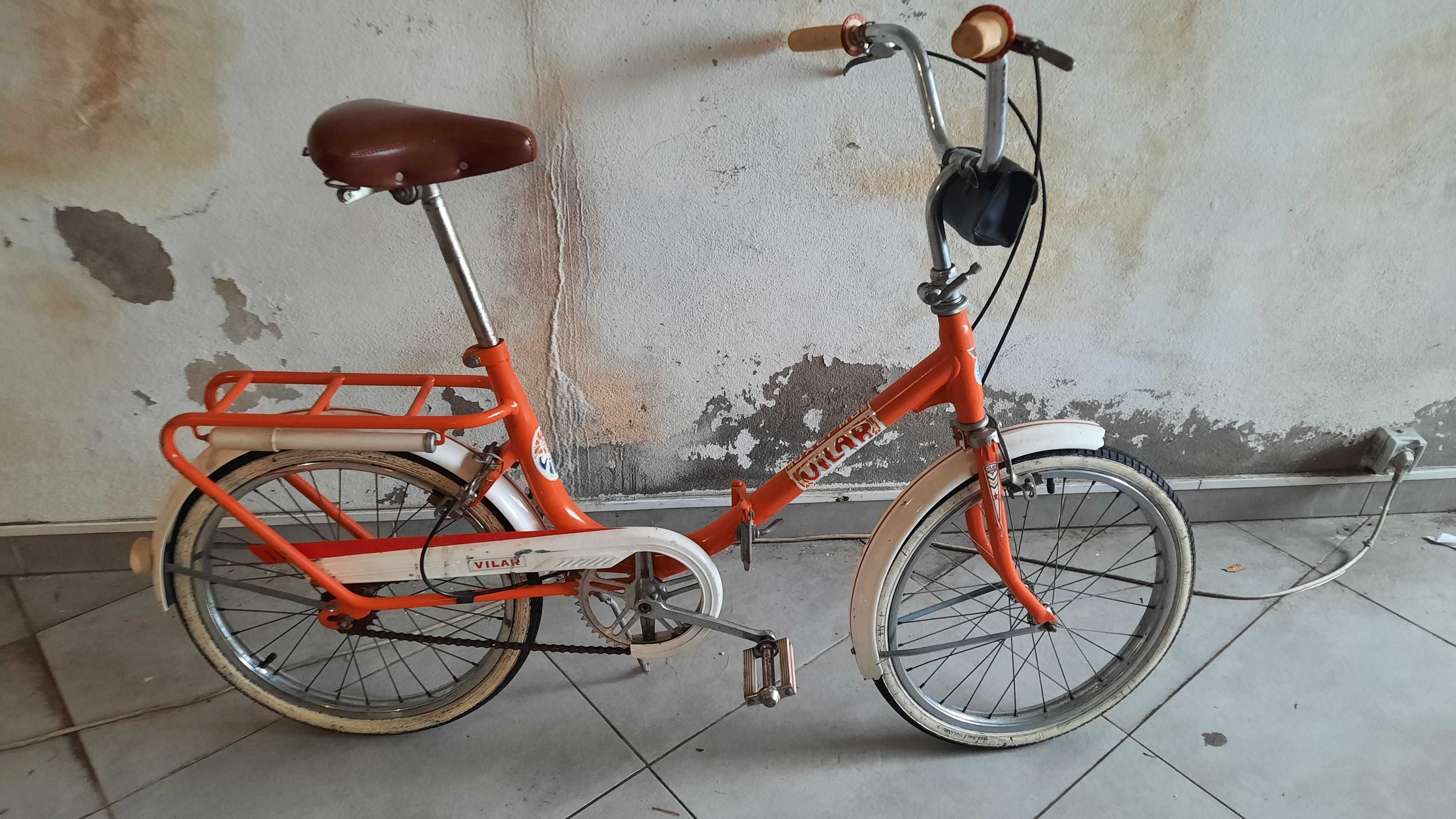 Bicicleta antiga portuguesa Vilar Deluxo roda 20 (Novo Preço)