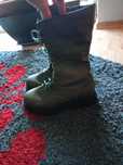 Buty trapery glany butelkowa zielen nowe