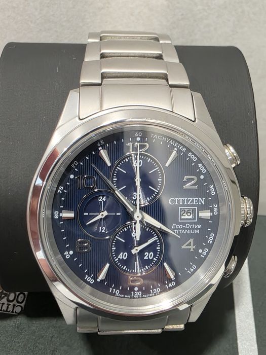 Jak Nowy Zegarek Citizen Eco Drive Szafir Titanium CA0650-82L Komplet