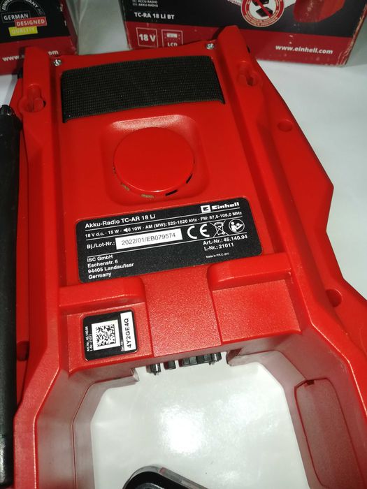 Інструмент акумуляторний Einhell x-change Радіо Лобзік Сабельна