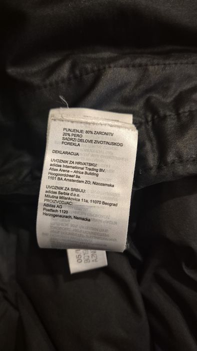 Жіночий пуховик Adidas W Helionic Ho J (BQ1935), розмір XL