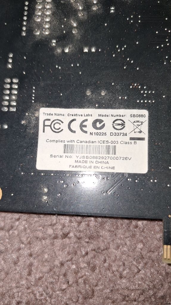 Creative SB X-Fi Titanium, PCI-E x1, 7.1, ASIO 2.0, 24/192, SB0880