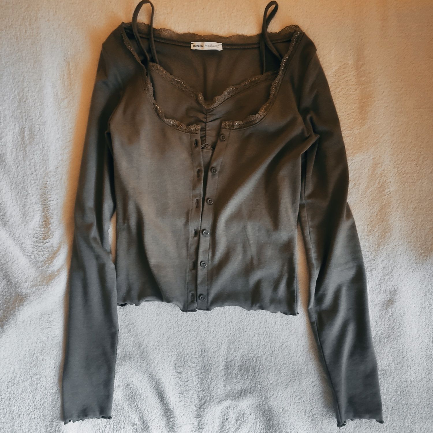 Bershka топ y2k coquette shoujo майка накидка