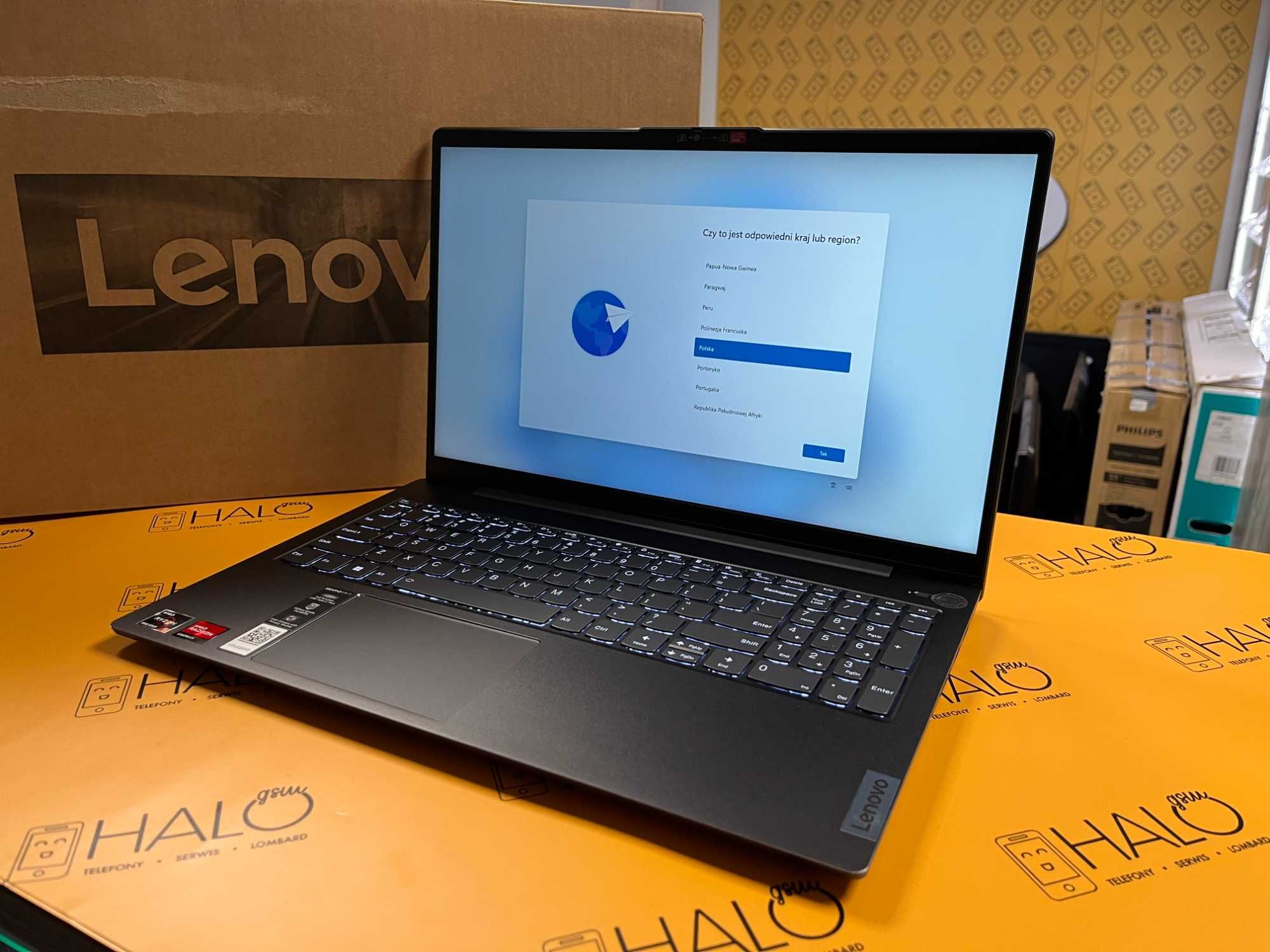 Jak Nowy! Laptop Lenovo IdeaPad 5 15ABA7 Ryzen 5/16GB/512GB/Radeon/W11