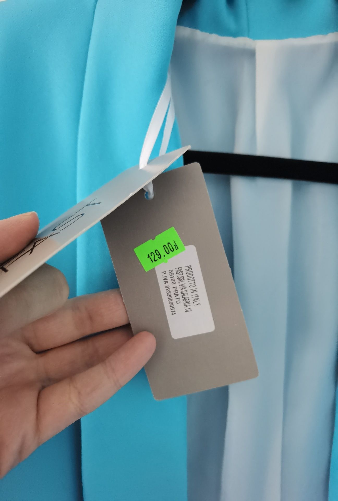 Marynarka włoska niebieska uniwersalna S M L XL Nowa Italy