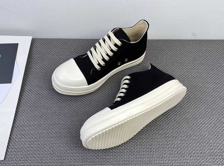 (БЕЗ ПЕРЕДОПЛАТИ)Rick Owens Ramones Black White Рік овенс рамонес