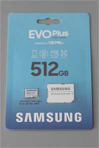 Карта памяти SAMSUNG 512GB microSD EVO Plus A2 U3 4K V30 ОРИГИНАЛ