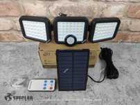 Lampa solarna uliczna LED czujnik ruchu zmierchu (3955)