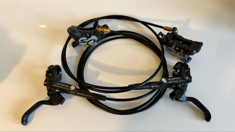 Shimano Saint Br-M820 tarcze 203 (Magura MT7 hope title indystry nine)