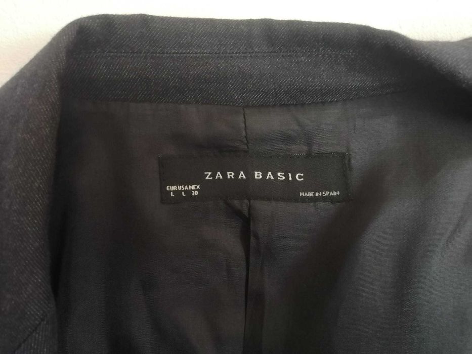 Blazer mulher azul ganga- Zara tamanho L