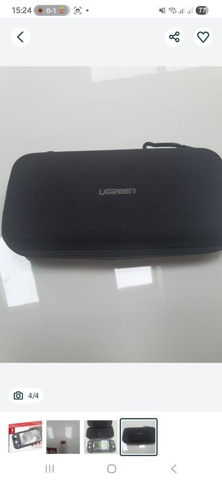 Nintendo switch lite szare w stanie idealnym karta 64G