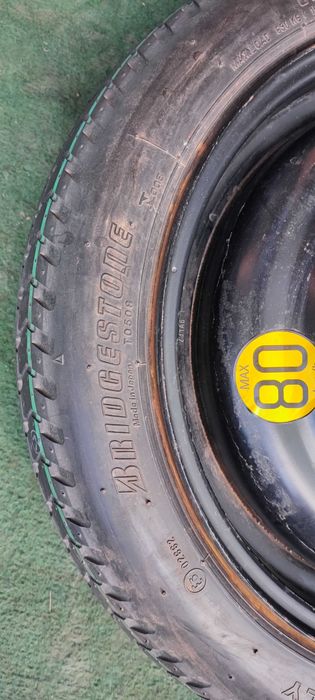 Koło dojazdowe Bridgestone T125/70D15  Toyota Yaris ET39 4.00Bx15FH