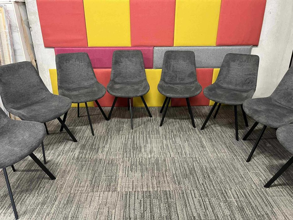 Krzesło obrotowe konferencyjne biurowe JYSK Hygum jak nowe 8szt