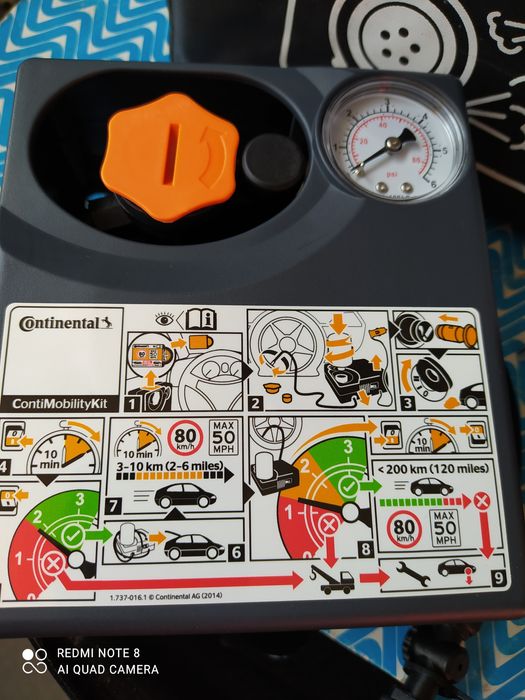 Новий автокомпрессор 7 bar Continental+ герметік