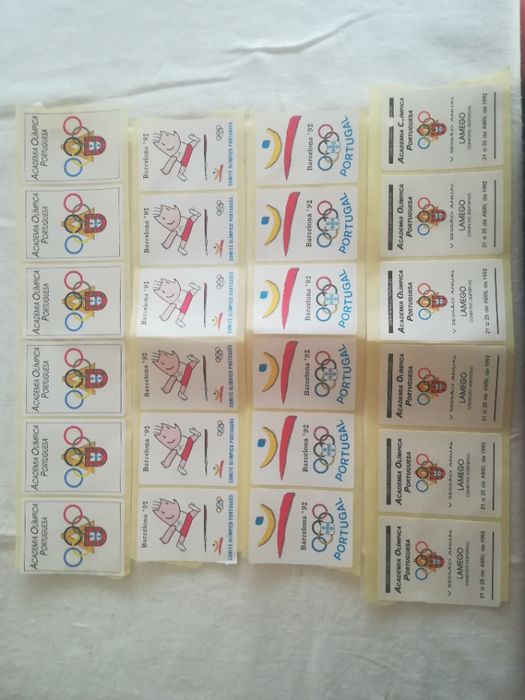 Autocolantes Comité /Academia Olímpica antigos