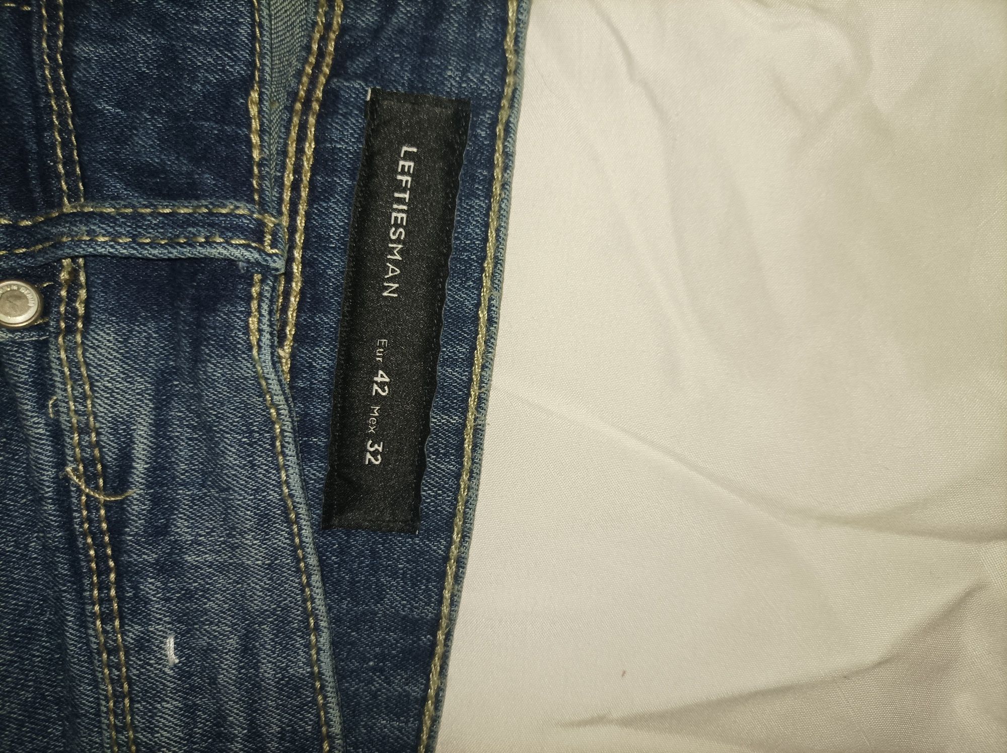 Calças jeans de ganga