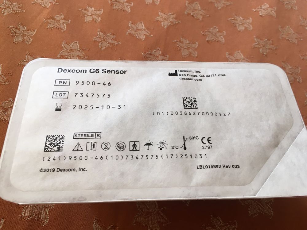 Sensor Dexcom G6